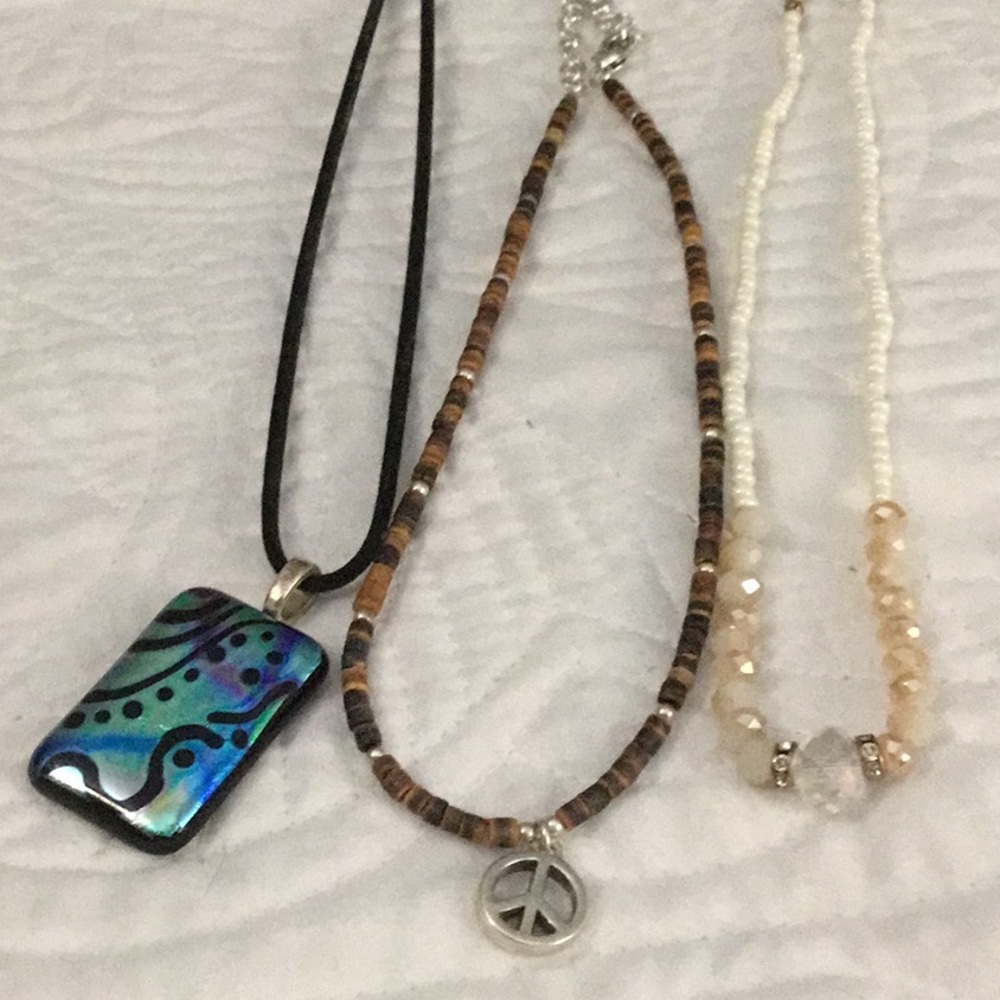 3  necklaces, 1 Brighton plus 2 others